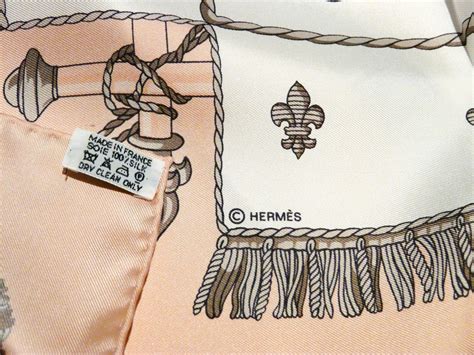 Hermes scarf tags